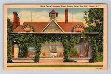 Elmira NY-New York, Quarry Farm, East Hill, c1941 Vintage Souvenir Postcard picture
