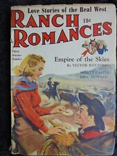 RANCH ROMANCES OCTOBER 1942 GOLDEN AGE WESTERN PULP  picture