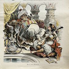 Puck Magazine July 1889 What Fools These Mortals Be German Ed. Illustrated & Ads picture