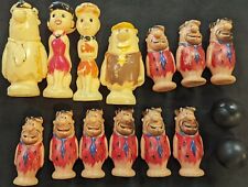 Vintage Flintstones Figures and Bowling Pin Set picture