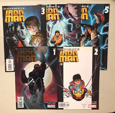 ULTIMATE IRON MAN 2005 #1-5 SIGNED ORSON SCOTT CARD FULL RUN COMPLETE SET SERIES picture
