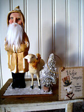 Bethany Lowe Vickie Smyers OLD FATHER CHRISTMAS W/LAMB  VS6992 RETIRED~REDUCED picture
