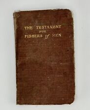 The Testament For Fishers Of Men Pocket Size Printed In England Vintage 1927 picture