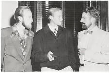 Norwegian Archeological Members Chatting - Find Prehistoric Bo - 1953 Old Photo picture
