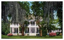 Natchez, MS - Elgin Plantation Linen Postcard Unposted Mansion Home picture