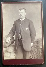 Sgt Chas Stark 5th 6th West Virginia Cavalry US Civil War Veteran Cabinet Card picture