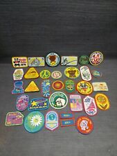 Lot of 32 Vintage GIRL SCOUT Cookie PATCHES / BADGES 1978-2000 picture