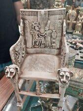 The Marble Throne Chair is a resin replica of the Egyptian Pharaoh King Tut Smal picture