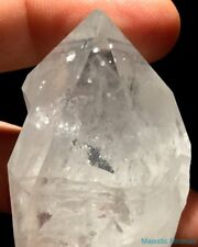 NEW FIND__VERY RARE__LARGE Arkansas Quartz Crystal WHITE GHOST PHANTOM Point picture