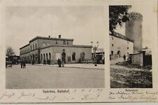 11252 Ak Berlin Spandau Railway Station Juliusturm To 1908 picture
