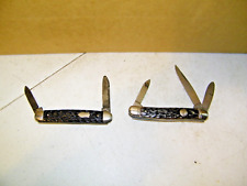 Free Shipping 2 Vintage IMPERIAL Prov. RI USA 1, 2-Blade 1, 3 Blade Pocketknife picture