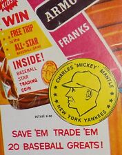 Mickey Mantle, etc. - 1950's Magazine Ads - Armour Franks, Western Auto, Cameras picture