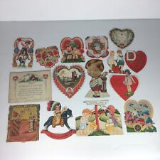 Vintage 1930-1940 Valentines Day Cards Lot of 15 Love Cute USA Germany picture