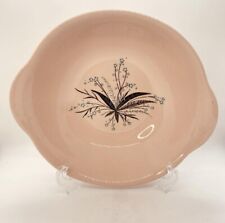 Vintage 1950s Pink Crooksville USA China Serving Bowl - 020324 picture