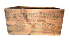 Scotland Whiskey Crate WH Grant & Sons Distillers Dufftown Banffshire Rare Find picture