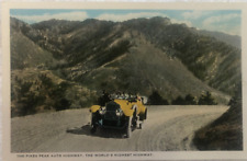 Post Card Pikes Peak Auto Highway World's Highest Hwy, Colorado CO picture