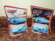 2 PCs Disney Pixar Cars Dinoco King #43 One Is Supercharged Sealed In Pack picture