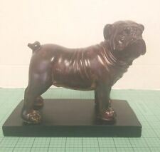 Vintage Bulldog Statue/Figure. Pet Dog Trophy Adorable Memories Furbaby Animal  picture