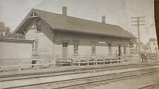 Wellington Station Depot Medford Massachusetts MA Rare Early 1900s RPPC picture