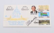 Mandela, Nelson. First Day Cover, Signed, 