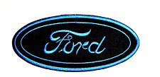 Ford  Classic Blue / Black Iron Sew On Embroidered Patch, Est. 5