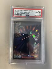 2022 Topps Chrome Star Wars #50 Galaxy Enter: Darth Vader Atomic /150 PSA 10 picture