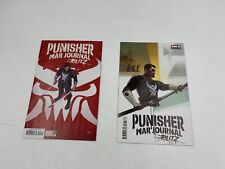 Punisher War Journal Blitz #1 Cover A and 1:25 Clarke Variant Marvel 2022 picture
