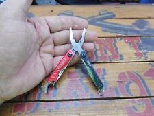 Gerber Dime Mini Multi Tool Pliers Knife Scissors Etc. Red picture