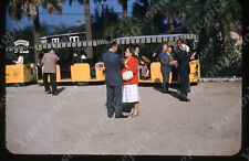 sl64 Original Slide 1950's Red Kodachrome St Augustine tram ride 510a picture
