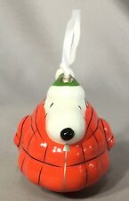 HALLMARK Peanuts SNOOPY ORNAMENT Christmas Winter Sweater Puffer Jacket Puffy picture