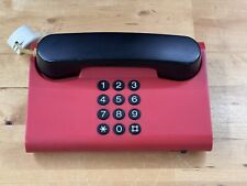 DanMark Retro Vintage Danish Design 1980s Red Desk Landline Phone picture