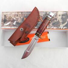 MARBLE'S USA 2002 IDEAL hunting knife limited edition burled maple, orig sheath picture