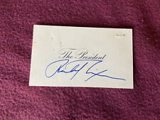 President Richard Nixon Signed “The President” White House Card - Rare picture