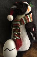 2007 Gemmy Animated Christmas Penguin Mama & Baby Egg Duet W/ Box Egg Won’t Open picture