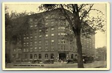 The Lafayette Hotel Portland Maine ME Old Cars Trolley Vintage Postcard picture