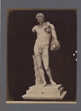 Sculpture Statuary Greco-Roman Greece Italy 2 Photos Vintage Ca 1880 picture