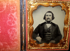 1/6th Size Ambrotype of young man in full case picture
