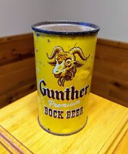 Gunther Premium Bock Beer Flat Top Beer Can - Tough Can picture