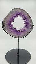 Amethyst Portal Slab 3 Pounds 1 Oz  With Metal Stand Amethyst Slab Statement picture