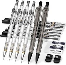 Nicpro 6  PCS Metal Mechanical Pencil Set in Case, Artist Drafting Pencils picture