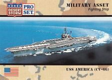 Pro Set Desert Storm 20+ Military History trading card lot,  picture