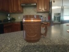 Vintage Whataburger Nickel Coffee Mug, Brown & Orange Plastic Travel Cup  picture