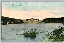 Postcard NH, Carroll, Crawford House, Saco Lake; New Hampshire Illinois Unposted picture