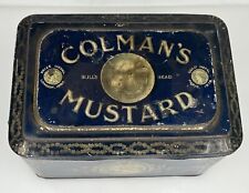 Large Early 1900s Colman’s Mustard, Antique British Tin Can - 91735 picture
