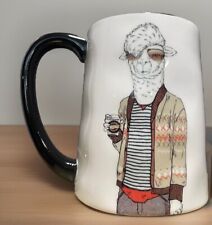 Animal Hipster Llama Coffee Mug 17.5 oz Stoneware by Signature Housewares NEW picture