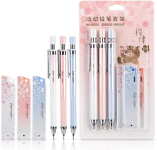 6 Pcs Mechanical Pencils, 0.5Mm Kawaii Pencils Cute Pens Aesthetic with Lead Ref picture