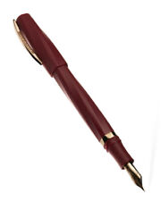 Pen Fountain Pen Visconti Divine Matte Bordeaux - Pen F 14KT picture