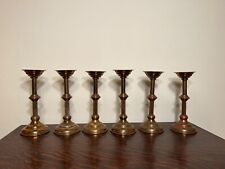 Set of 6 Brass Candlesticks (CR1)- 12