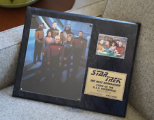 Star Trek TNG -- The Crew of The Enterprise Limited / Numbered Edition Plaque picture