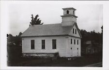 Wardsboro Vermont Church Building RPPC Kodak Photo Postcard picture